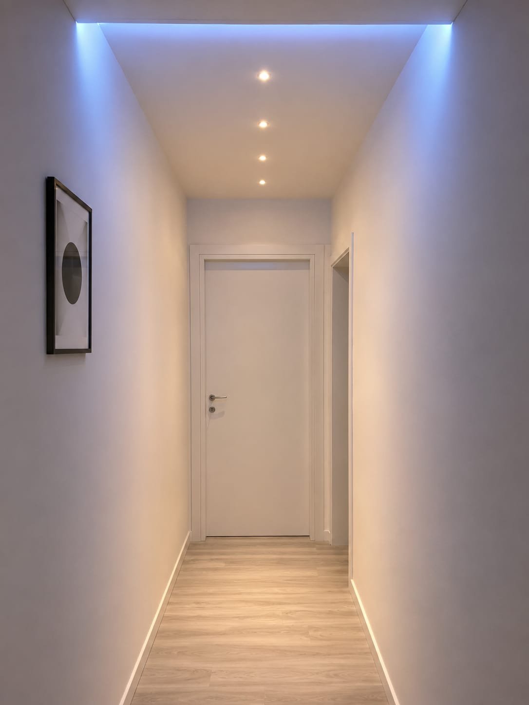 Interno di Zero Home Relax a Civitanova Marche con gestione domotica e connettività avanzata